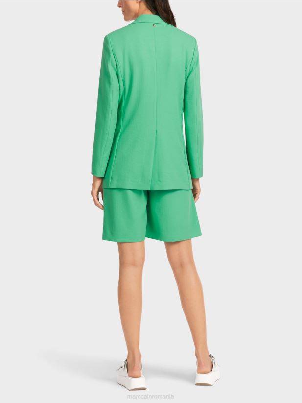 blazer uni Marc Cain jad strălucitor îmbrăcăminte 4826HH193