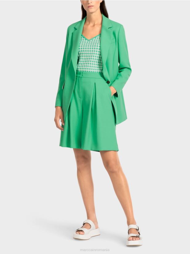 blazer uni Marc Cain jad strălucitor îmbrăcăminte 4826HH193