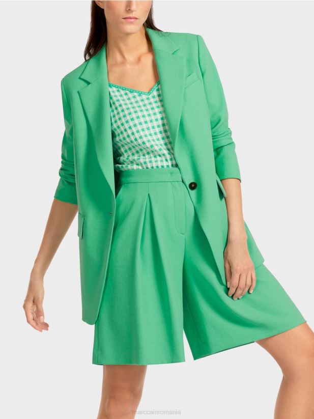 blazer uni Marc Cain jad strălucitor îmbrăcăminte 4826HH193