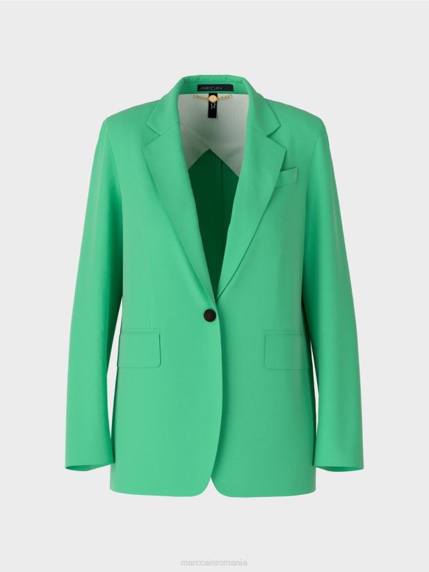 blazer uni Marc Cain jad strălucitor îmbrăcăminte 4826HH193