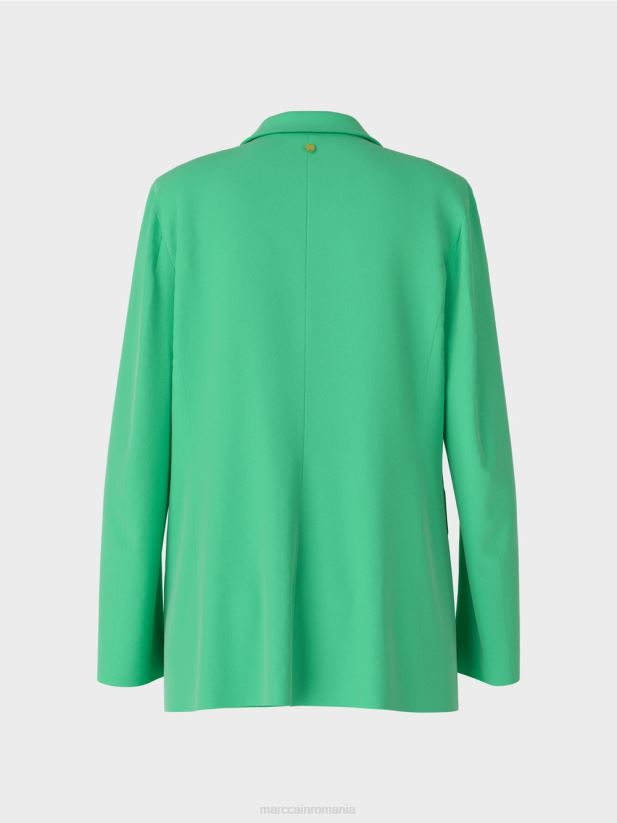 blazer uni Marc Cain jad strălucitor îmbrăcăminte 4826HH193