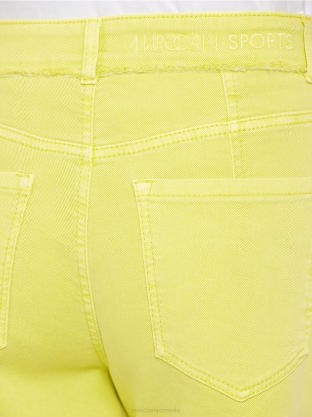 blugi brodați „rethink together”. Marc Cain picătură de lămâie îmbrăcăminte 4826HH793