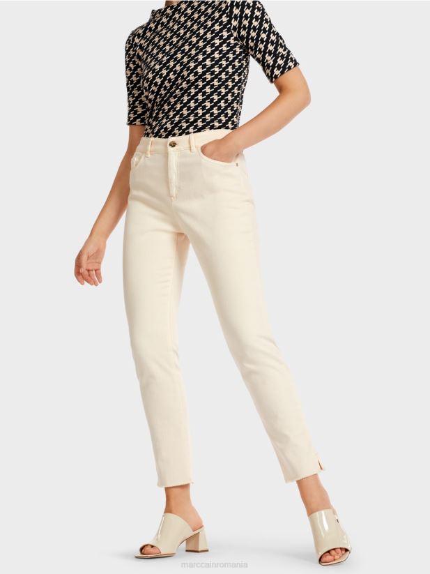 blugi colorați „regândiți împreună”. Marc Cain cremă îmbrăcăminte 4826HH830