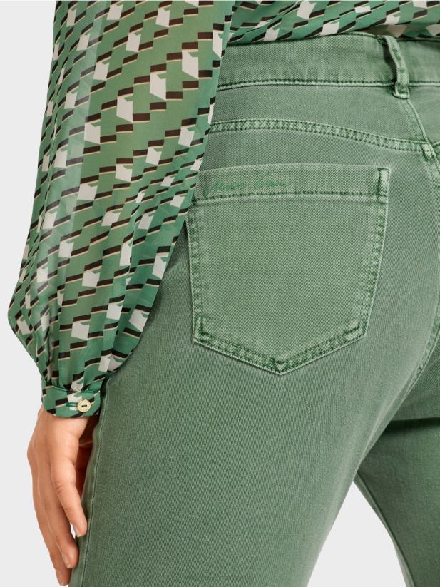 blugi colorați „regândiți împreună”. Marc Cain mușchi verde îmbrăcăminte 4826HH829