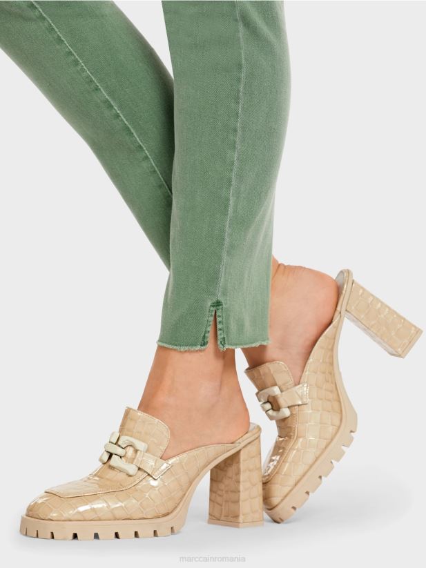 blugi colorați „regândiți împreună”. Marc Cain mușchi verde îmbrăcăminte 4826HH829