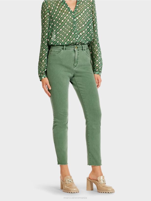 blugi colorați „regândiți împreună”. Marc Cain mușchi verde îmbrăcăminte 4826HH829