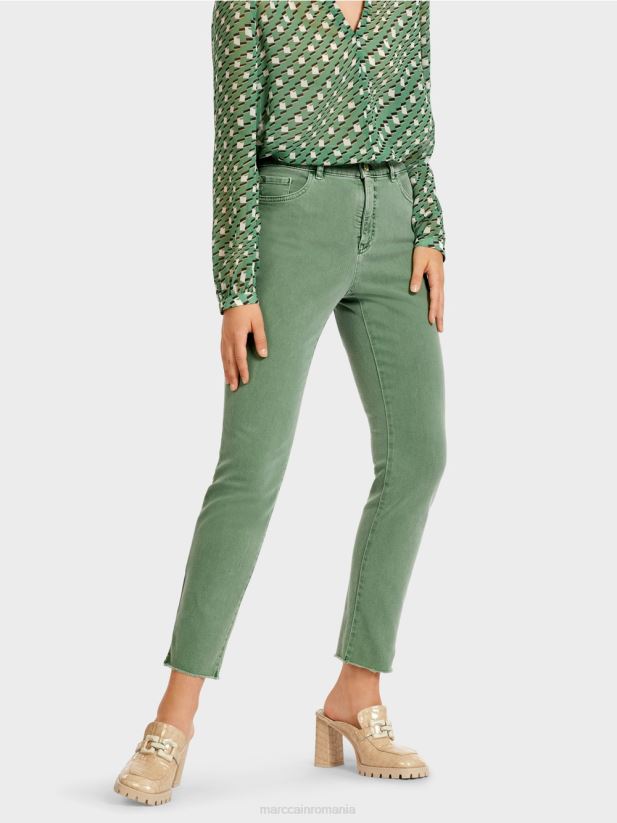 blugi colorați „regândiți împreună”. Marc Cain mușchi verde îmbrăcăminte 4826HH829