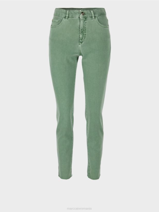 blugi colorați „regândiți împreună”. Marc Cain mușchi verde îmbrăcăminte 4826HH829