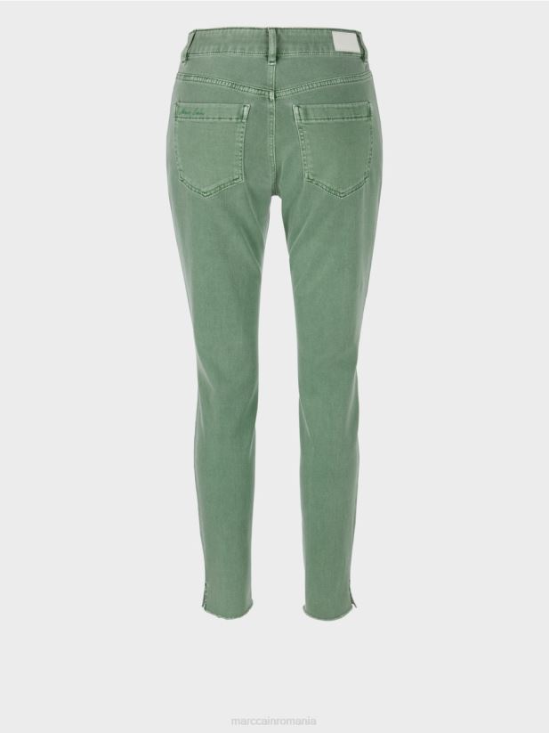 blugi colorați „regândiți împreună”. Marc Cain mușchi verde îmbrăcăminte 4826HH829