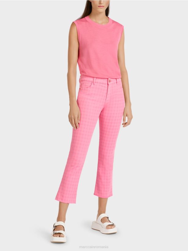 blugi colorați „regândiți împreună”. Marc Cain roz aprins îmbrăcăminte 4826HH806