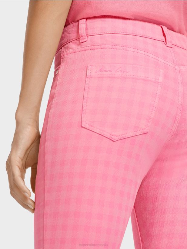 blugi colorați „regândiți împreună”. Marc Cain roz aprins îmbrăcăminte 4826HH806