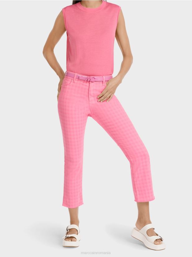 blugi colorați „regândiți împreună”. Marc Cain roz aprins îmbrăcăminte 4826HH806