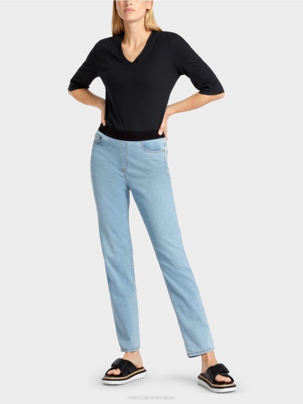 blugi elastic elastic siena Marc Cain bleu îmbrăcăminte 4826HH801