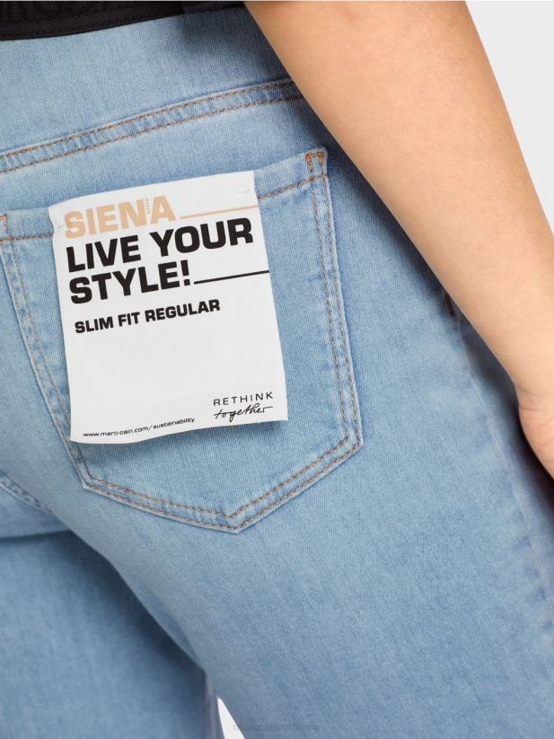 blugi elastic elastic siena Marc Cain bleu îmbrăcăminte 4826HH801