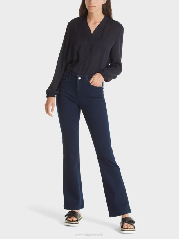 blugi faro „regândiți împreună”. Marc Cain albastru miezul nopții îmbrăcăminte 4826HH765