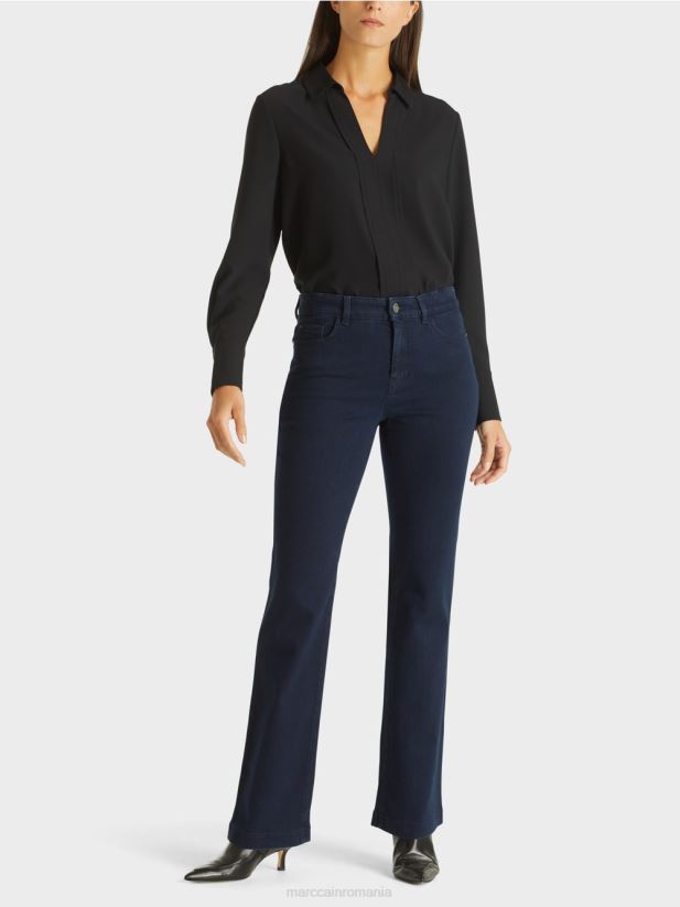 blugi faro „regândiți împreună”. Marc Cain albastru miezul nopții îmbrăcăminte 4826HH825