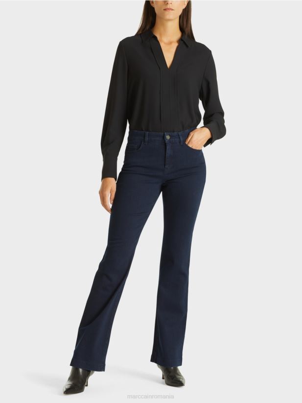 blugi faro „regândiți împreună”. Marc Cain albastru miezul nopții îmbrăcăminte 4826HH825