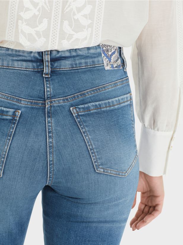 blugi faro „regândiți împreună”. Marc Cain albastru vintage îmbrăcăminte 4826HH778