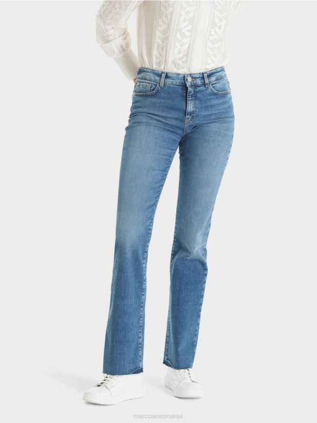 blugi faro „regândiți împreună”. Marc Cain albastru vintage îmbrăcăminte 4826HH778