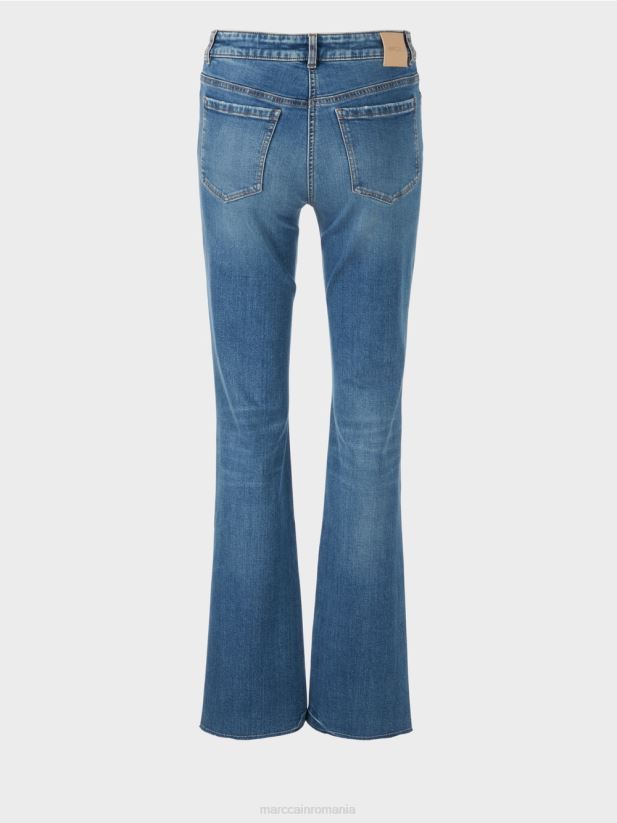 blugi faro „regândiți împreună”. Marc Cain albastru vintage îmbrăcăminte 4826HH778