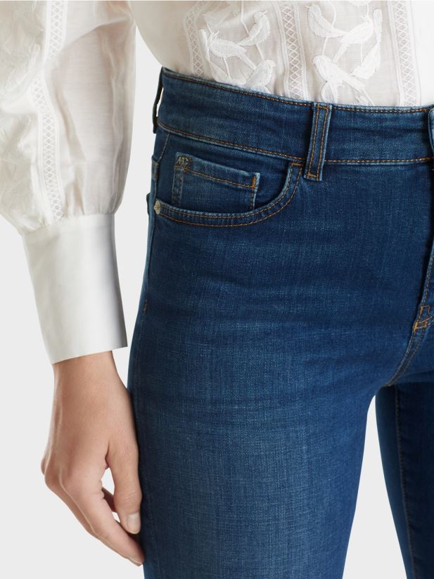 blugi faro „regândiți împreună”. Marc Cain denim albastru îmbrăcăminte 4826HH781