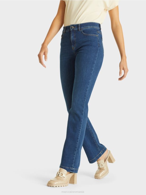 blugi faro „regândiți împreună”. Marc Cain denim albastru îmbrăcăminte 4826HH811