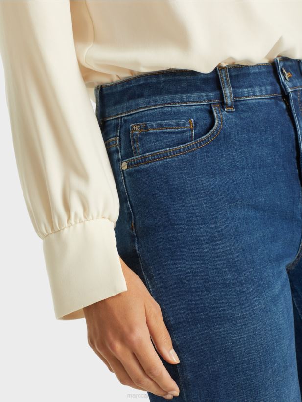 blugi fes „regândiți împreună”. Marc Cain denim albastru îmbrăcăminte 4826HH820