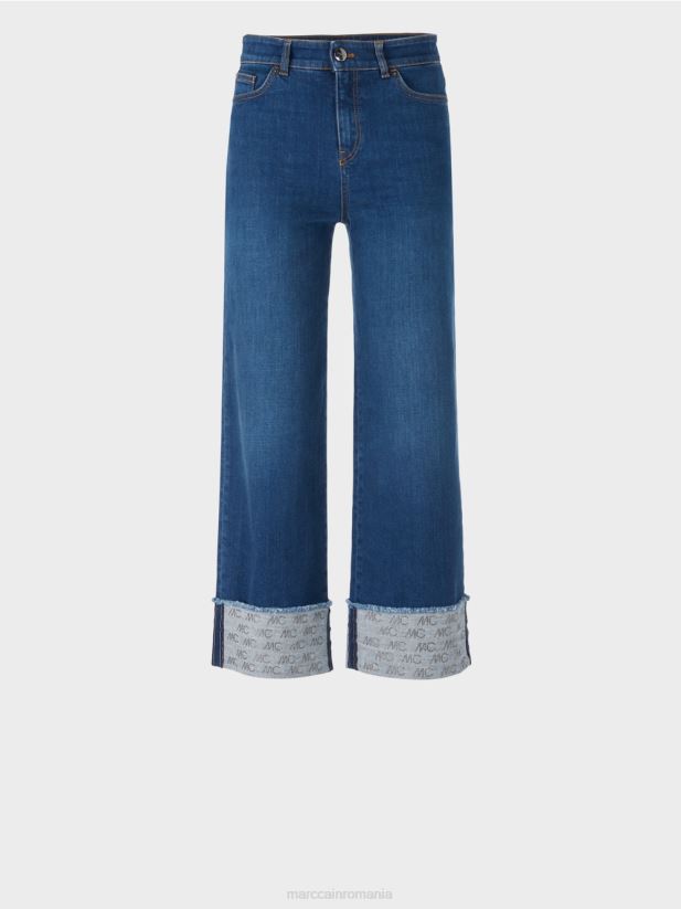 blugi fes „regândiți împreună”. Marc Cain denim albastru îmbrăcăminte 4826HH820