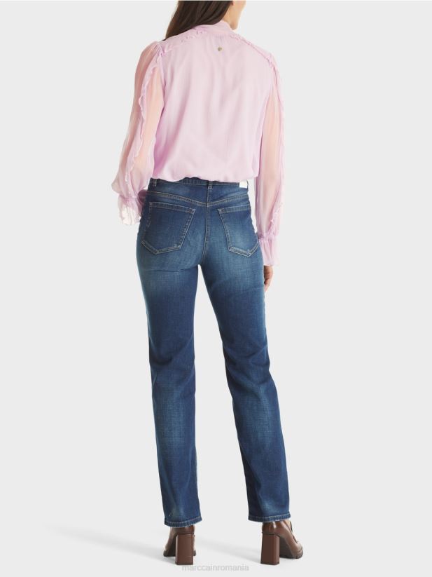 blugi fyli „regândiți împreună”. Marc Cain denim albastru îmbrăcăminte 4826HH785