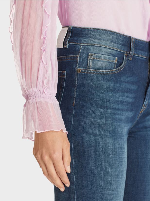 blugi fyli „regândiți împreună”. Marc Cain denim albastru îmbrăcăminte 4826HH785