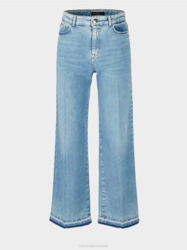 blugi „regândiți împreună”. Marc Cain albastru vintage îmbrăcăminte 4826HH808