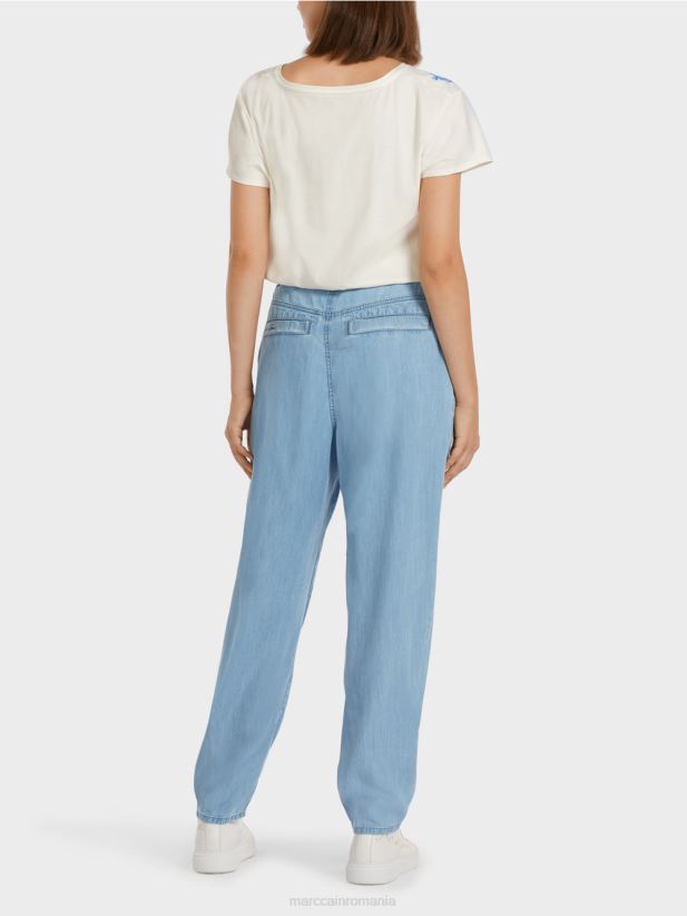 blugi „regândiți împreună”. Marc Cain bleu îmbrăcăminte 4826HH805