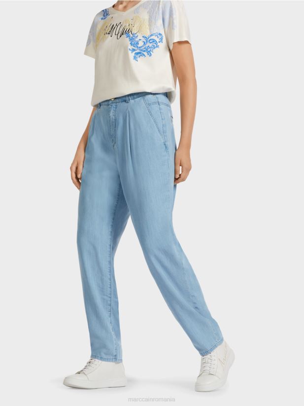 blugi „regândiți împreună”. Marc Cain bleu îmbrăcăminte 4826HH805