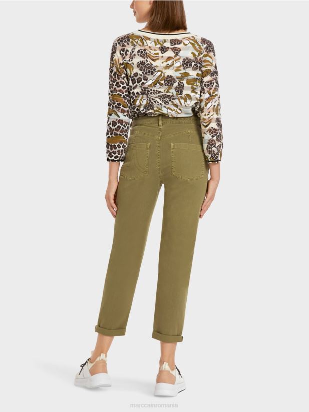 blugi „regândiți împreună”. Marc Cain măsline galbene îmbrăcăminte 4826HH809