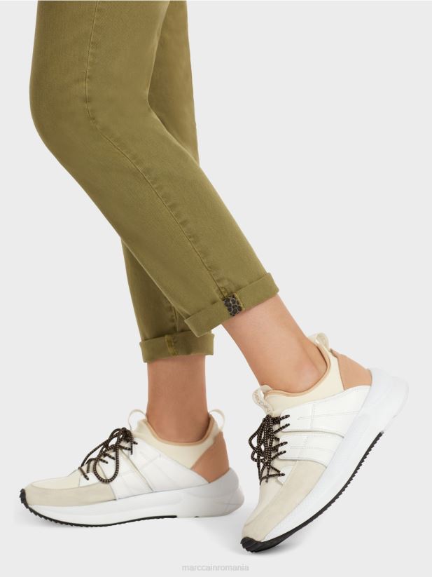 blugi „regândiți împreună”. Marc Cain măsline galbene îmbrăcăminte 4826HH809