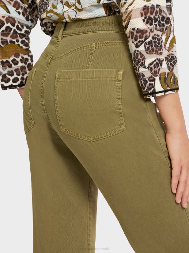 blugi „regândiți împreună”. Marc Cain măsline galbene îmbrăcăminte 4826HH809