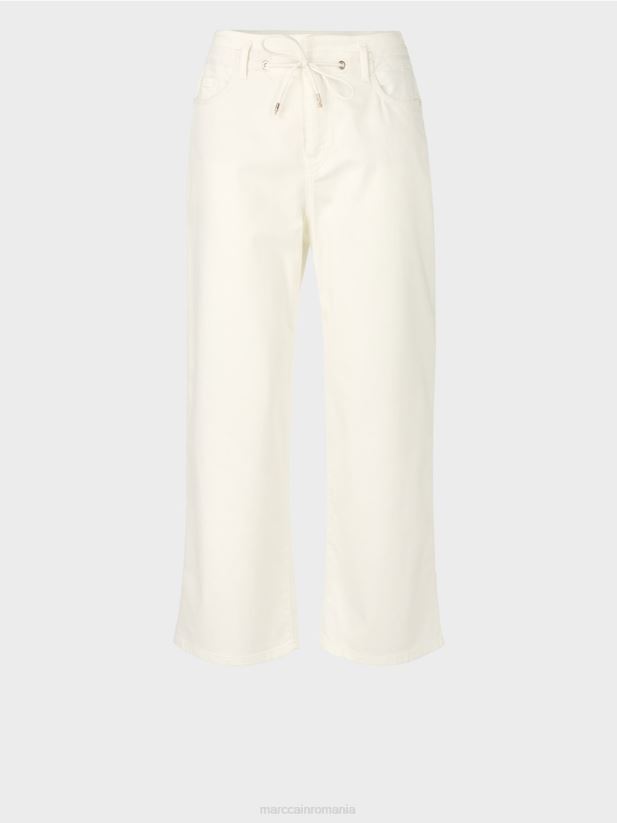 blugi „regândiți împreună” cu cinci buzunare Marc Cain aproape alb îmbrăcăminte 4826HH795