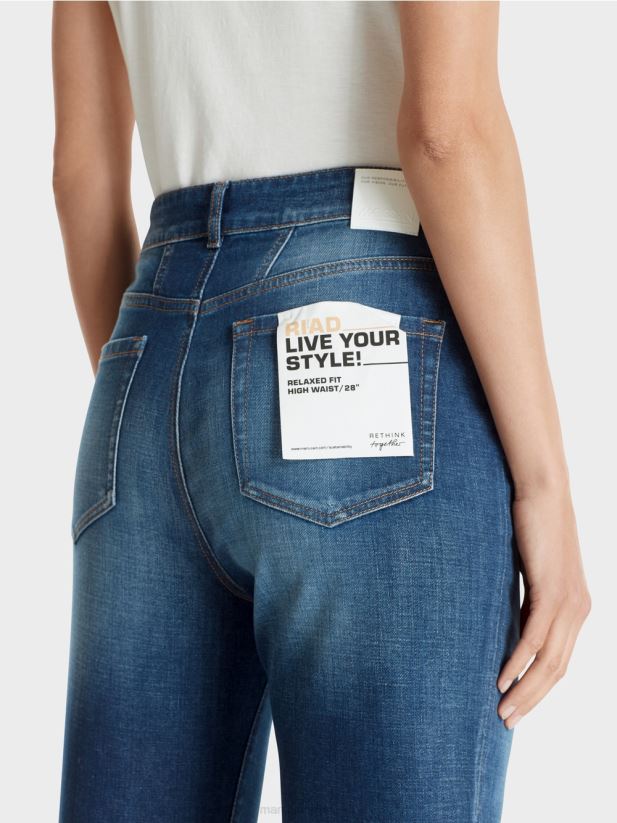 blugi riad „regândiți împreună”. Marc Cain denim albastru îmbrăcăminte 4826HH779
