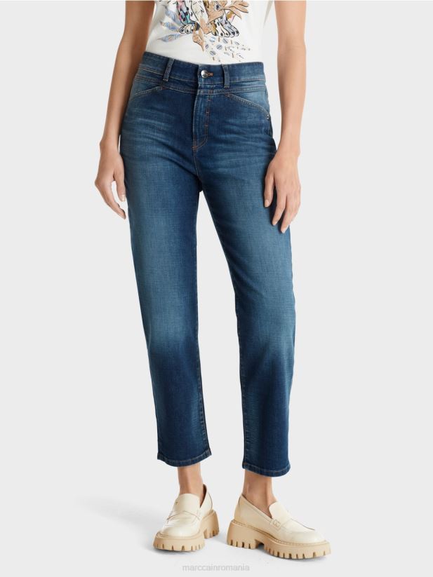 blugi riad „regândiți împreună”. Marc Cain denim albastru îmbrăcăminte 4826HH779