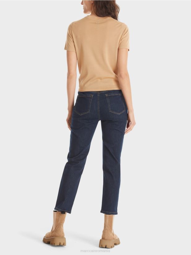 blugi riad „regândiți împreună”. Marc Cain indigo vintage îmbrăcăminte 4826HH780