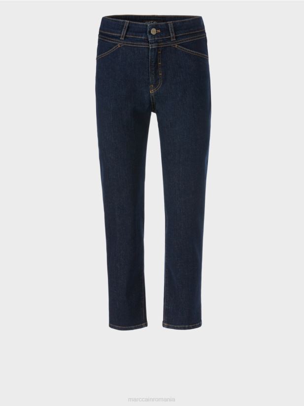 blugi riad „regândiți împreună”. Marc Cain indigo vintage îmbrăcăminte 4826HH780