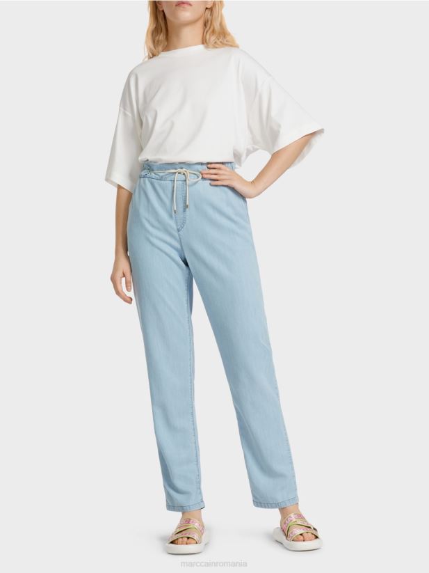 blugi rivera „regândiți împreună”. Marc Cain bleu îmbrăcăminte 4826HH797