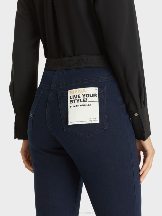 blugi siena „regândiți împreună”. Marc Cain albastru miezul nopții îmbrăcăminte 4826HH817