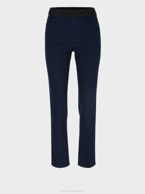 blugi siena „regândiți împreună”. Marc Cain albastru miezul nopții îmbrăcăminte 4826HH817