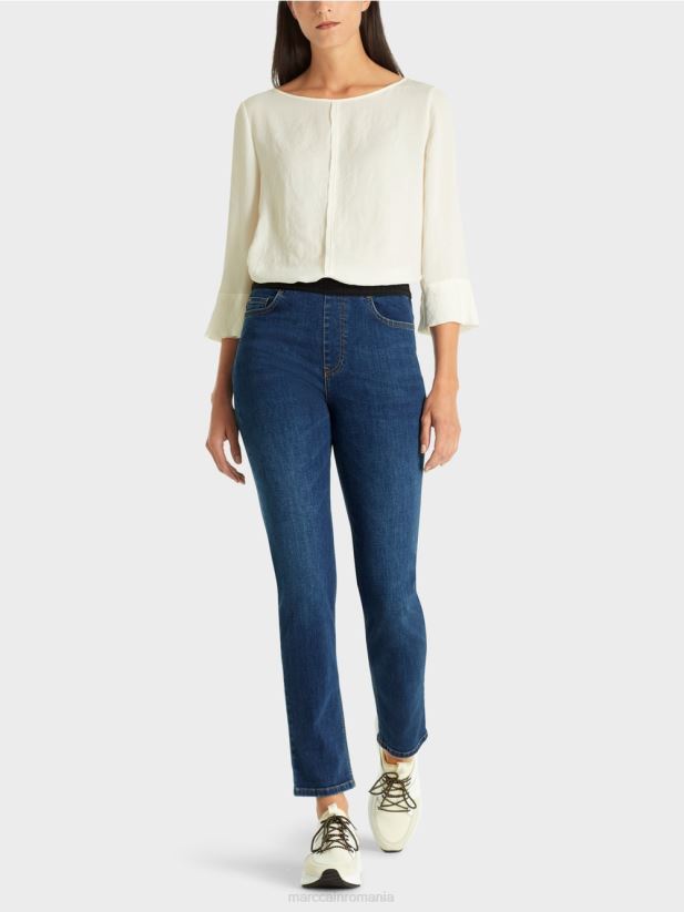 blugi siena „regândiți împreună”. Marc Cain denim albastru îmbrăcăminte 4826HH821