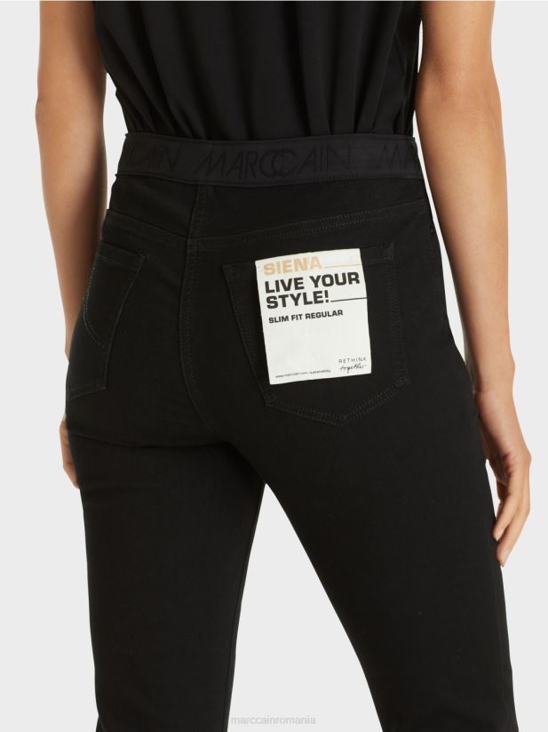 blugi siena „regândiți împreună”. Marc Cain negru îmbrăcăminte 4826HH816