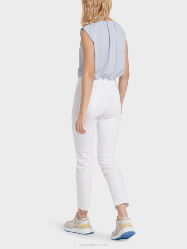 blugi silea „regândiți împreună”. Marc Cain alb îmbrăcăminte 4826HH798
