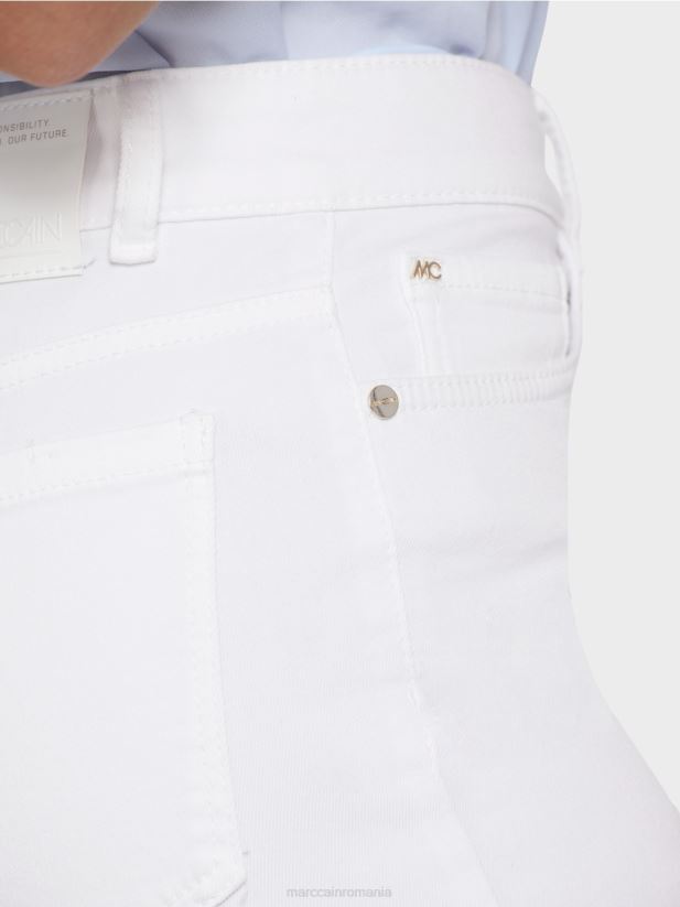 blugi silea „regândiți împreună”. Marc Cain alb îmbrăcăminte 4826HH798