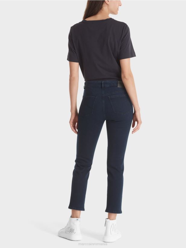 blugi silea „regândiți împreună”. Marc Cain albastru miezul nopții îmbrăcăminte 4826HH773