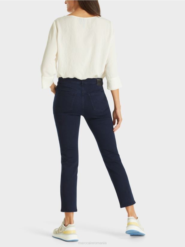 blugi silea „regândiți împreună”. Marc Cain albastru miezul nopții îmbrăcăminte 4826HH824